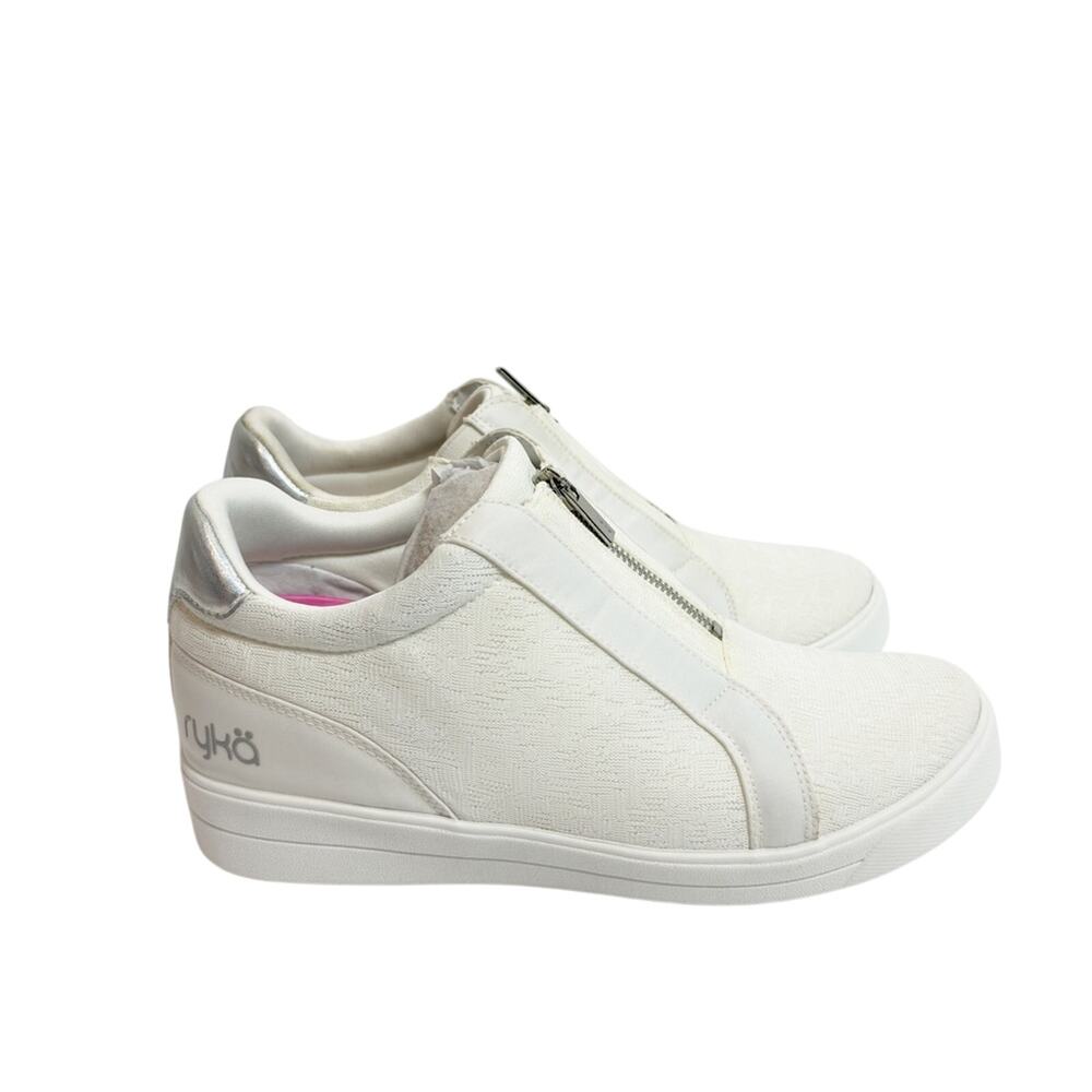 Ryka Wedge Sneakers with Zipper Detail Size 10